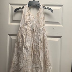 Old Navy Linen halter maxi dress